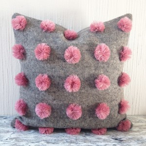 1_orchid_and_grey_backstrap_wool_pompom_cushion